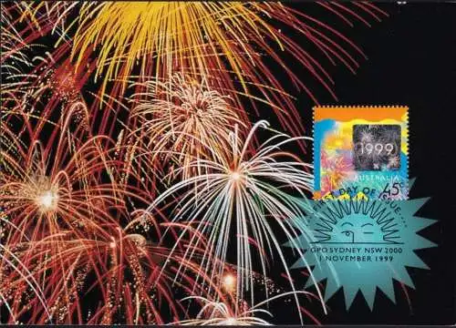 AUSTRALIEN 1999 Mi-Nr. 1868 Maximumkarte MK/MC