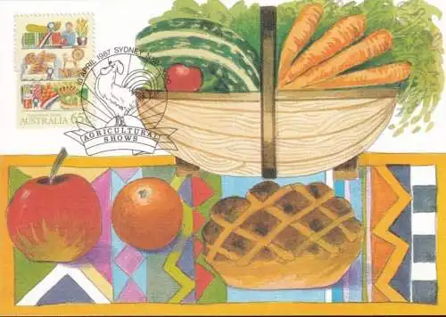 AUSTRALIEN 1987 Mi-Nr. 1024 Maximumkarte MK/MC