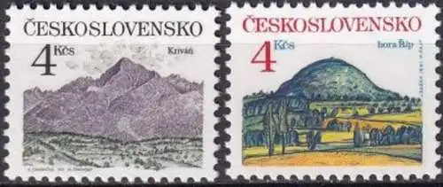 TSCHECHOSLOWAKEI 1991 Mi-Nr. 3091/92 ** MNH