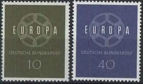 DEUTSCHLAND 1959 Mi-Nr. 320/21 ** MNH - CEPT