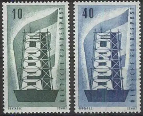 DEUTSCHLAND 1956 Mi-Nr. 241/42 ** MNH - CEPT