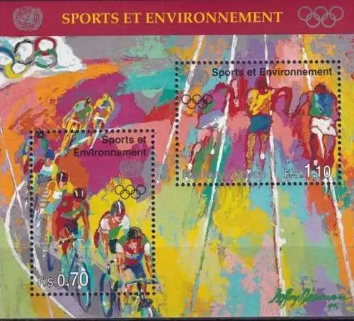 UNO GENF 1996 Mi-Nr. Block 8 ** MNH