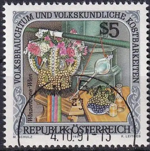 ÖSTERREICH 1991 Mi-Nr. 2042 o used - aus Abo