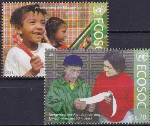 UNO WIEN 2011 Mi-Nr. 730/31 ** MNH