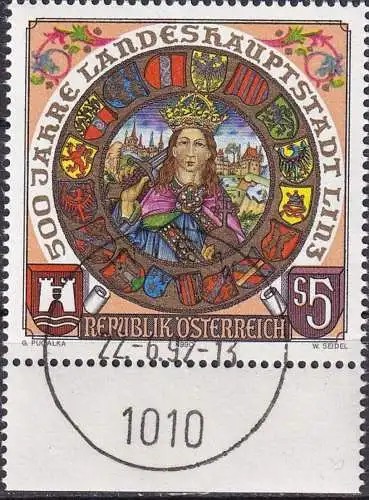 ÖSTERREICH 1990 Mi-Nr. 1983 o used - aus Abo
