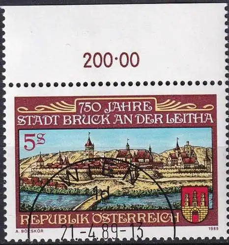 ÖSTERREICH 1989 Mi-Nr. 1949 o used - aus Abo