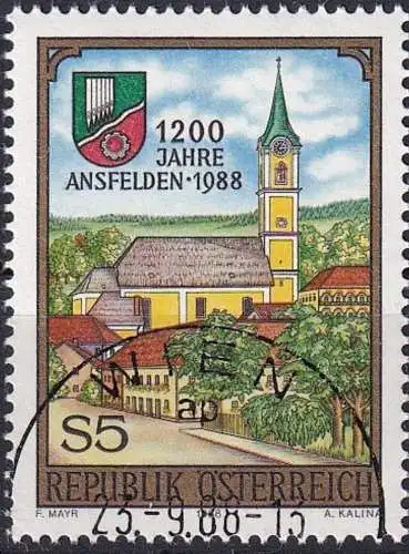 ÖSTERREICH 1988 Mi-Nr. 1935 o used - aus Abo