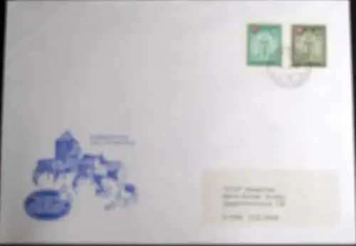 LIECHTENSTEIN 1989 Dienstpost Brief