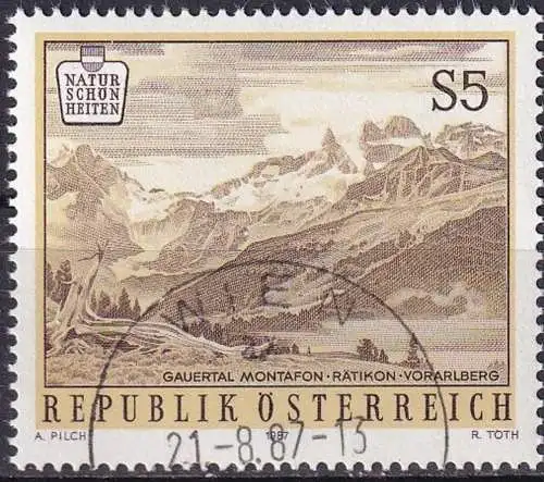 ÖSTERREICH 1987 Mi-Nr. 1896 o used - aus Abo