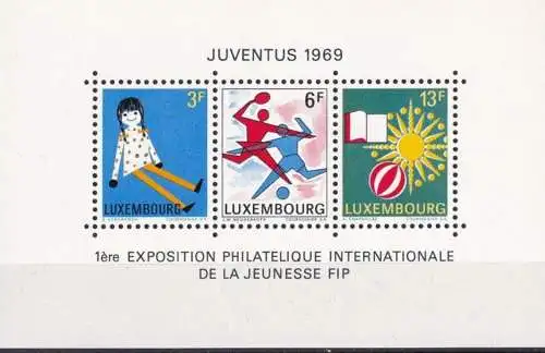 LUXEMBURG 1969 Mi-Nr. Block 8 ** MNH