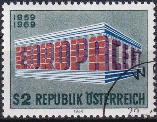 ÖSTERREICH 1969 Mi-Nr. 1291 o used - aus Abo