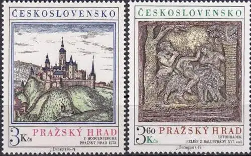 TSCHECHOSLOWAKEI 1976 Mi-Nr. 2243/44 ** MNH