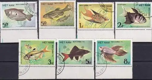 VIETNAM 1984 Mi-Nr. 1453/59 o used - aus Abo