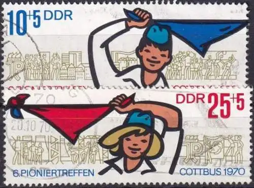 DDR 1970 Mi-Nr. 1596/97 o used
