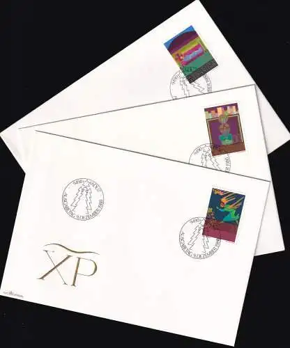 LIECHTENSTEIN 1980 Mi-Nr. 761/63 FDC