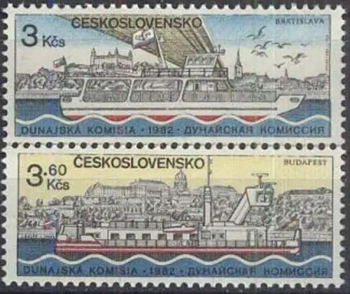 TSCHECHOSLOWAKEI 1982 Mi-Nr. 2679/80 ** MNH