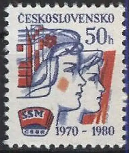 TSCHECHOSLOWAKEI 1980 Mi-Nr. 2588 ** MNH