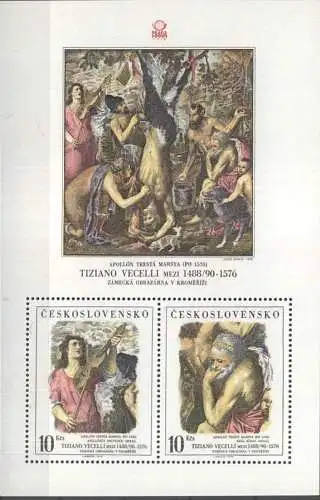 TSCHECHOSLOWAKEI 1978 Mi-Nr. Block 37 ** MNH