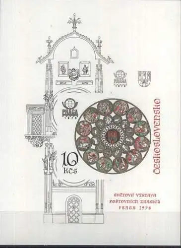 TSCHECHOSLOWAKEI 1978 Mi-Nr. Block 35 B ** MNH
