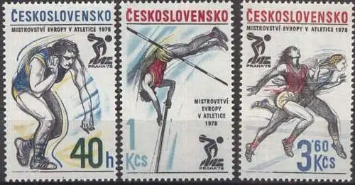 TSCHECHOSLOWAKEI 1978 Mi-Nr. 2437/39 ** MNH