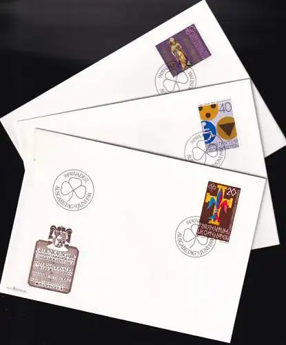 LIECHTENSTEIN 1981 Mi-Nr. 773/75 FDC