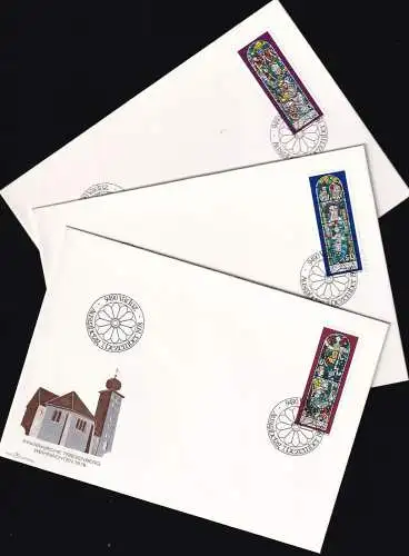 LIECHTENSTEIN 1978 Mi-Nr. 720/22 FDC