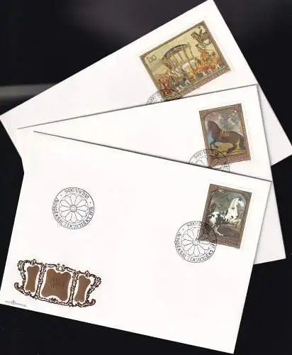 LIECHTENSTEIN 1978 Mi-Nr. 717/19 FDC