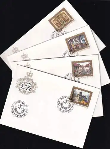 LIECHTENSTEIN 1978 Mi-Nr. 706/09 FDC