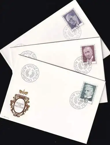 LIECHTENSTEIN 1972 Mi-Nr. 570/72 FDC