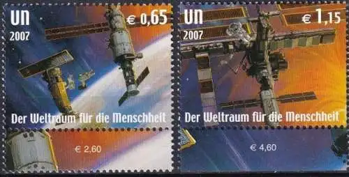 UNO WIEN 2007 Mi-Nr. 518/19 ** MNH