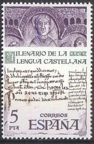 SPANIEN 1977 Mi-Nr. 2321 ** MNH
