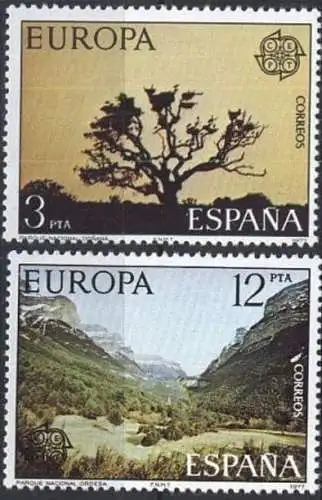 SPANIEN 1977 Mi-Nr. 2299/00 ** MNH - CEPT