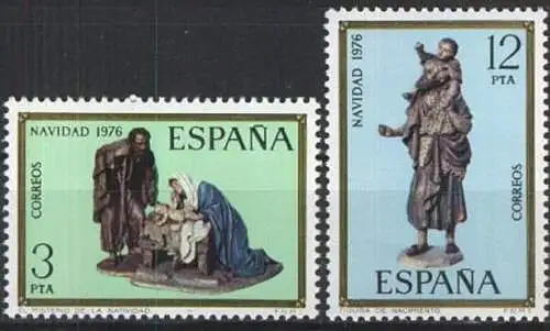 SPANIEN 1976 Mi-Nr. 2261/62 ** MNH