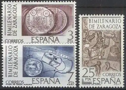 SPANIEN 1976 Mi-Nr. 2212/14 ** MNH