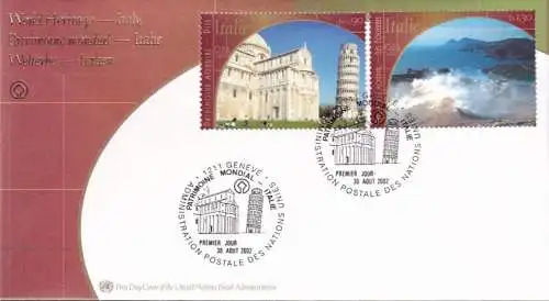 UNO GENF 2002 Mi-Nr. 448/49 FDC