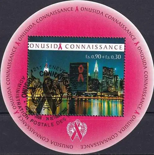 UNO GENF 2002 Mi-Nr. Block 17 o used - aus Abo