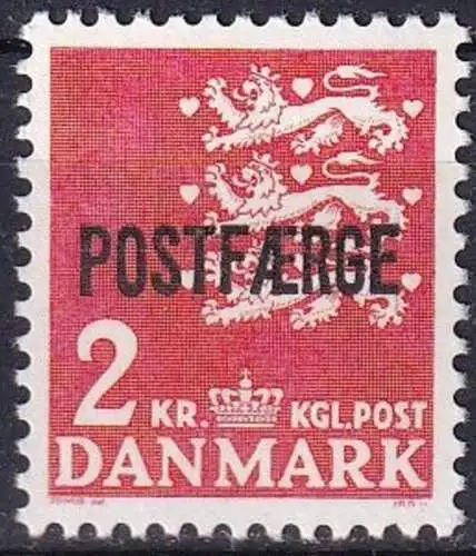 DÄNEMARK POSTFÄHRE 1972 Mi-Nr. 45 ** MNH