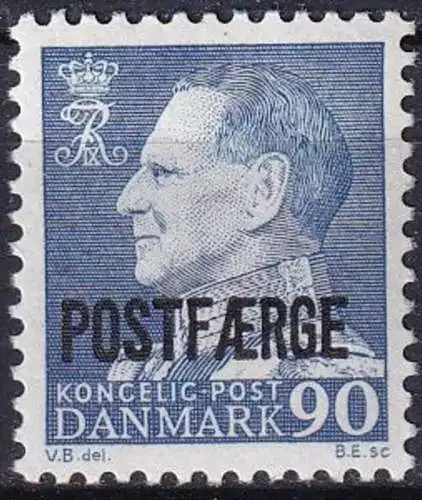 DÄNEMARK POSTFÄHRE 1970 Mi-Nr. 43 ** MNH