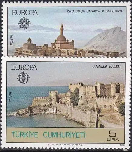 TÜRKEI 1978 Mi-Nr. 2443/44 ** MNH