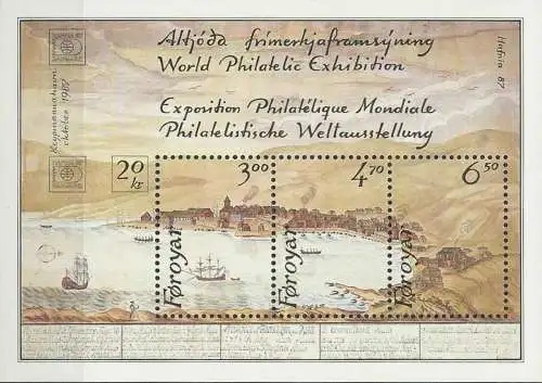 FÄRÖER 1986 Mi-Nr. Block 2 ** MNH