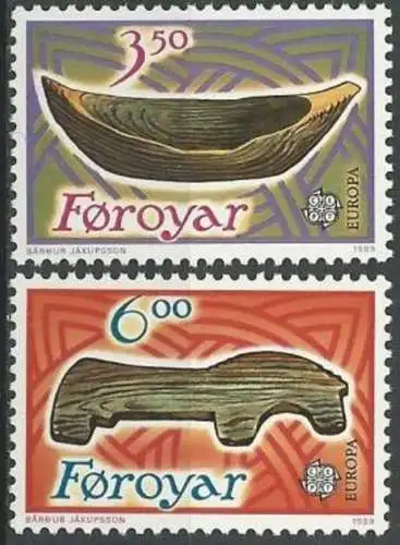 FÄRÖER 1989 Mi-Nr. 184/85 ** MNH