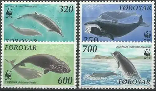 FÄRÖER 1990 Mi-Nr. 203/06 ** MNH