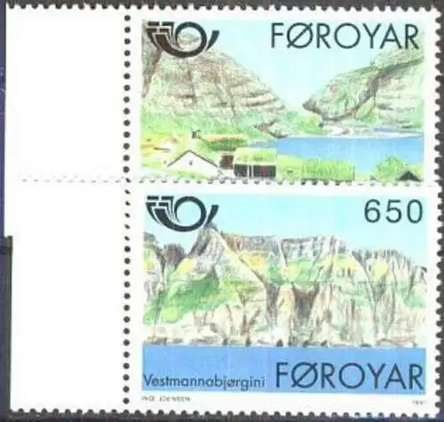 FÄRÖER 1991 Mi-Nr. 219/20 ** MNH