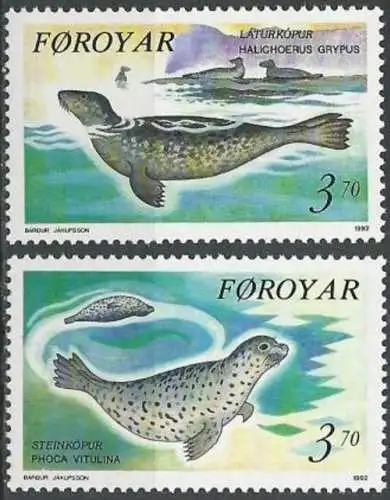 FÄRÖER 1992 Mi-Nr. 235/36 ** MNH