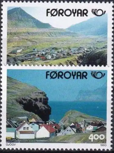 FÄRÖER 1993 Mi-Nr. 246/47 ** MNH