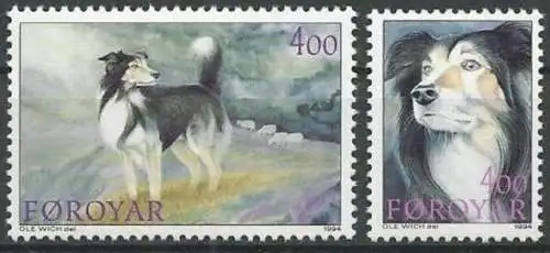 FÄRÖER 1994 Mi-Nr. 262/63 ** MNH