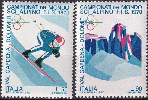 ITALIEN 1970 Mi-Nr. 1303/04 ** MNH