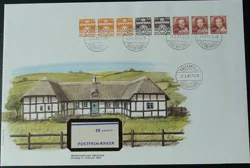 DÄNEMARK 1984 Mi-Nr. MH 32 Markenheft-FDC