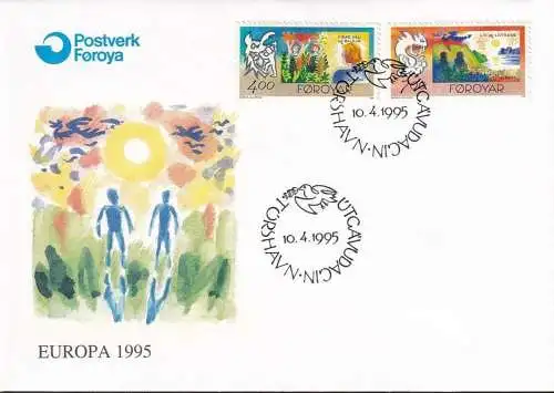 FÄRÖER 1995 Mi-Nr. 278/79 FDC