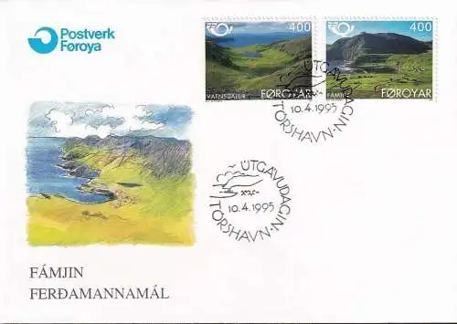 FÄRÖER 1995 Mi-Nr. 276/77 FDC